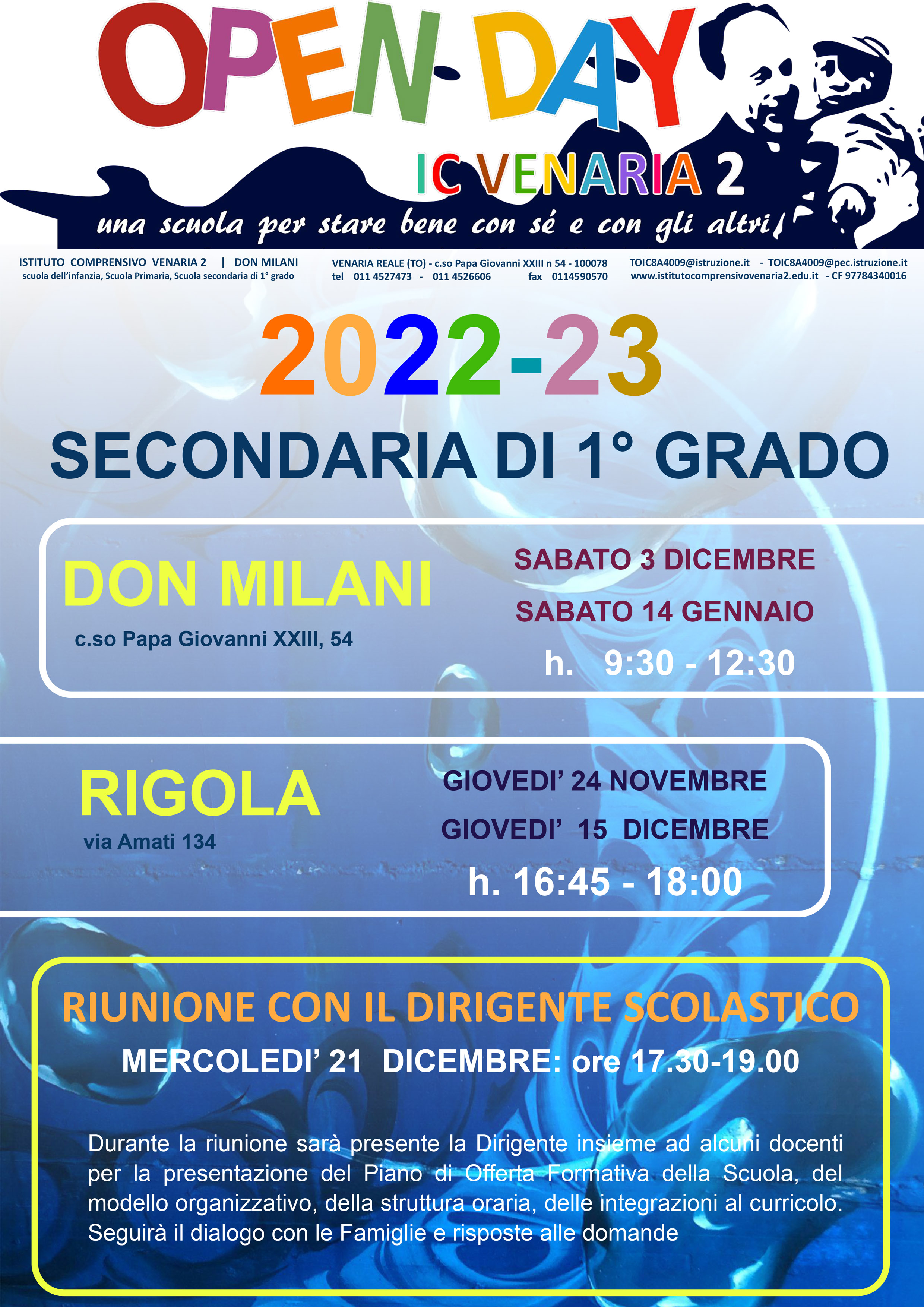 open day secondaria